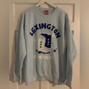 Like new Lexington, KY Ever Aston boots sweatshirt - Comfort Colors - size large